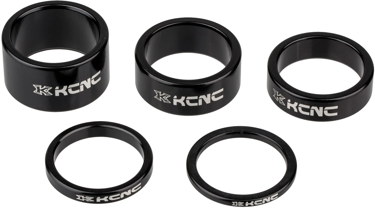 Kcnc Headset Spacer Set Für 1 1/8" 5-teilig 3 Kcnc Headset Spacer Set Für 1 1/8" 5-teilig