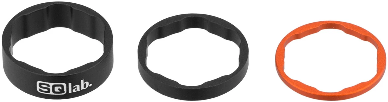 Sqlab Spacer Set Für 1 1/8" 3-teilig 3 Sqlab Spacer Set Für 1 1/8" 3-teilig