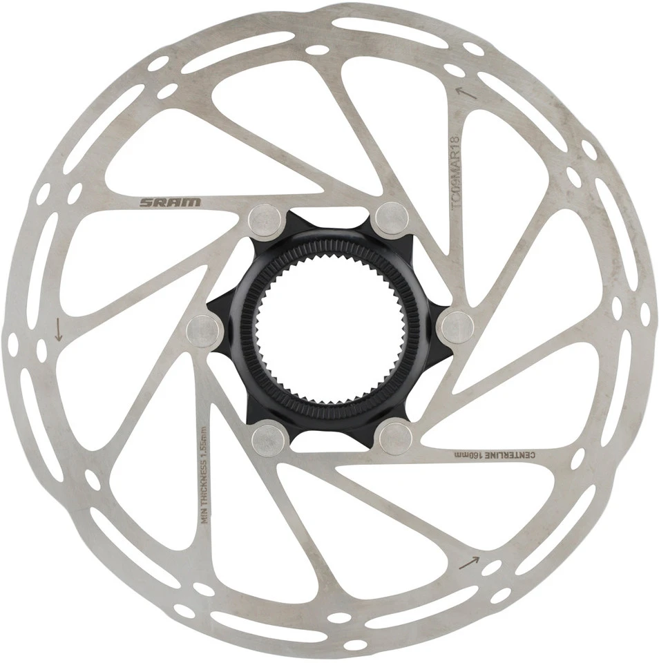 SRAM Centerline Rounded Center Lock Bremsscheibe 2-teilig 6 SRAM Centerline Rounded Center Lock Bremsscheibe 2-teilig – Bild 4