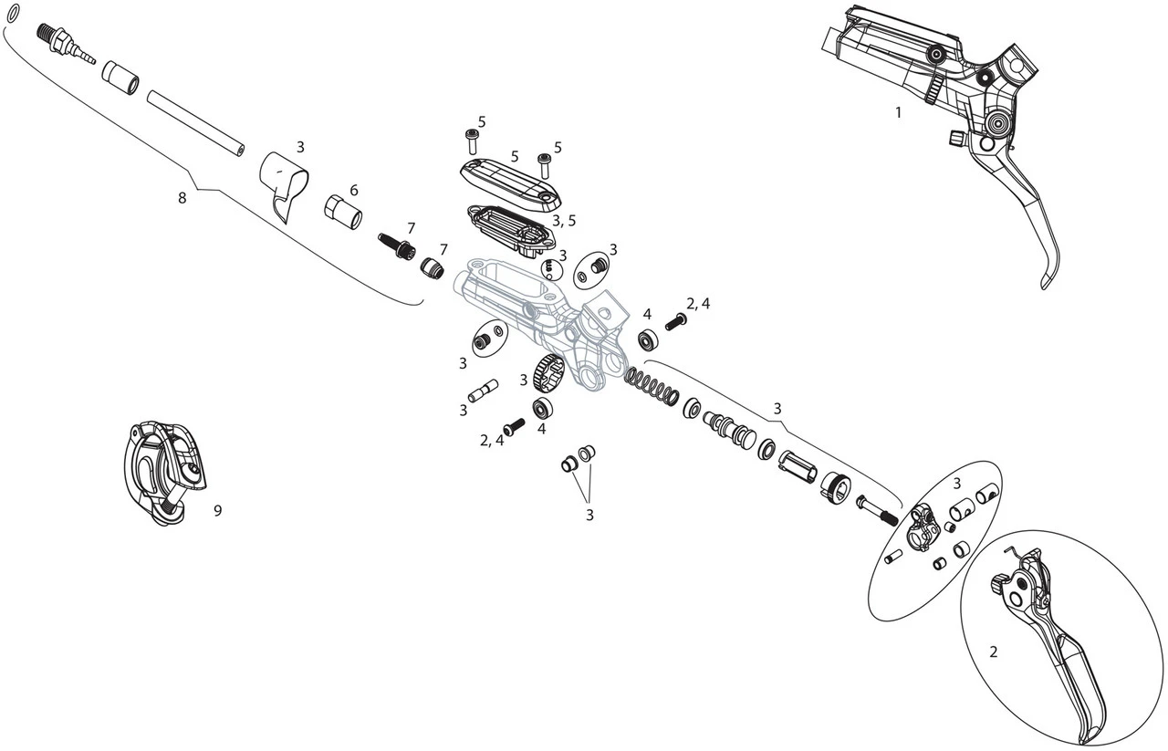 SRAM Ersatzteile Guide RSC (A1) Bremshebel (2015-2016) 3 SRAM Ersatzteile Guide RSC (A1) Bremshebel (2015-2016)
