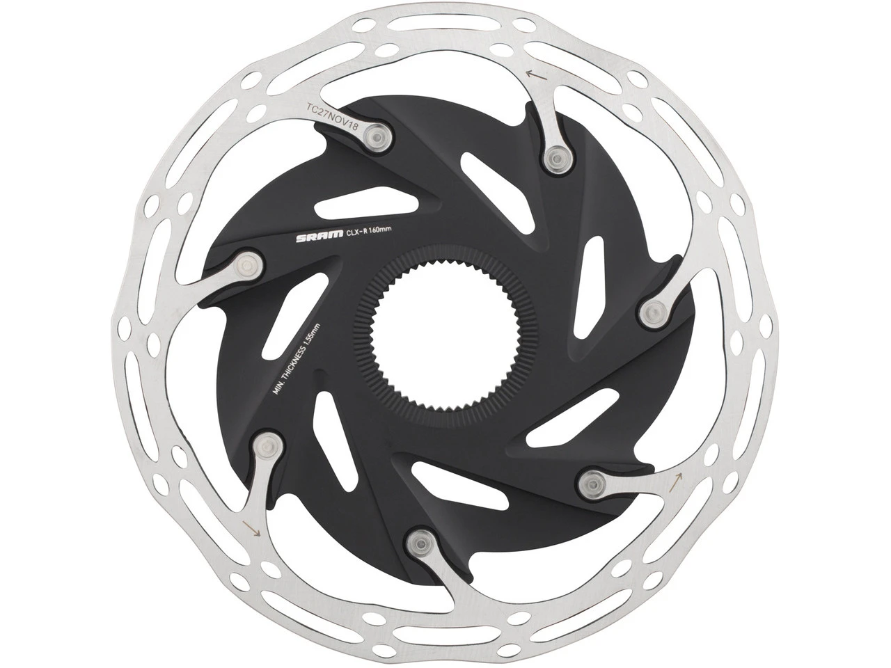 SRAM Centerline Rounded XR Center Lock Bremsscheibe 2-teilig 3 SRAM Centerline Rounded XR Center Lock Bremsscheibe 2-teilig