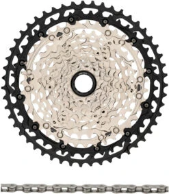Shimano XT Kassette CS-M8100-12 + Kette CN-M8100 12-fach Verschleißset