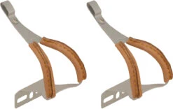 Mks Toe Clip Alloy W/leather Pedalhaken