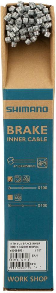 Shimano Bremszug MTB - 100 Stück 4 Shimano Bremszug MTB - 100 Stück – Bild 2