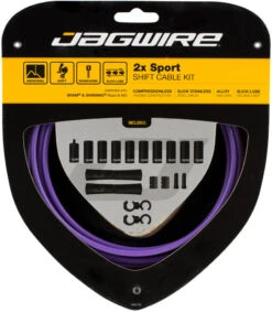 JAGWIRE 2X Sport Schaltzugset -Fahrradzubehör 319251