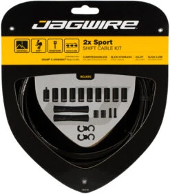 JAGWIRE 2X Sport Schaltzugset -Fahrradzubehör 319259