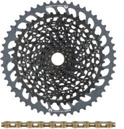 SRAM GX Eagle XG-1275 Kassette + Eagle Kette 12-fach Verschleißset -Fahrradzubehör 338266