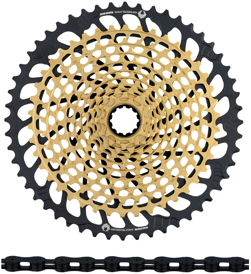 SRAM XX1 Eagle XG-1299 Kassette + PC XX1 Eagle Kette 12-fach Verschleißset 8 SRAM XX1 Eagle XG-1299 Kassette + PC XX1 Eagle Kette 12-fach Verschleißset – Bild 6