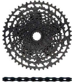 SRAM NX Eagle PG-1230 Kassette + Eagle Kette 12-fach Verschleißset -Fahrradzubehör 347845
