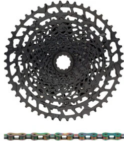 SRAM NX Eagle PG-1230 Kassette + Eagle Kette 12-fach Verschleißset -Fahrradzubehör 347847