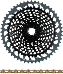 SRAM X01 Eagle XG-1295 Kassette + Eagle Kette 12-fach Verschleißset -Fahrradzubehör 347894