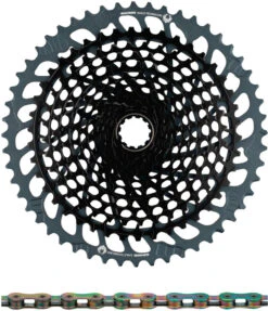 SRAM X01 Eagle XG-1295 Kassette + Eagle Kette 12-fach Verschleißset -Fahrradzubehör 347900