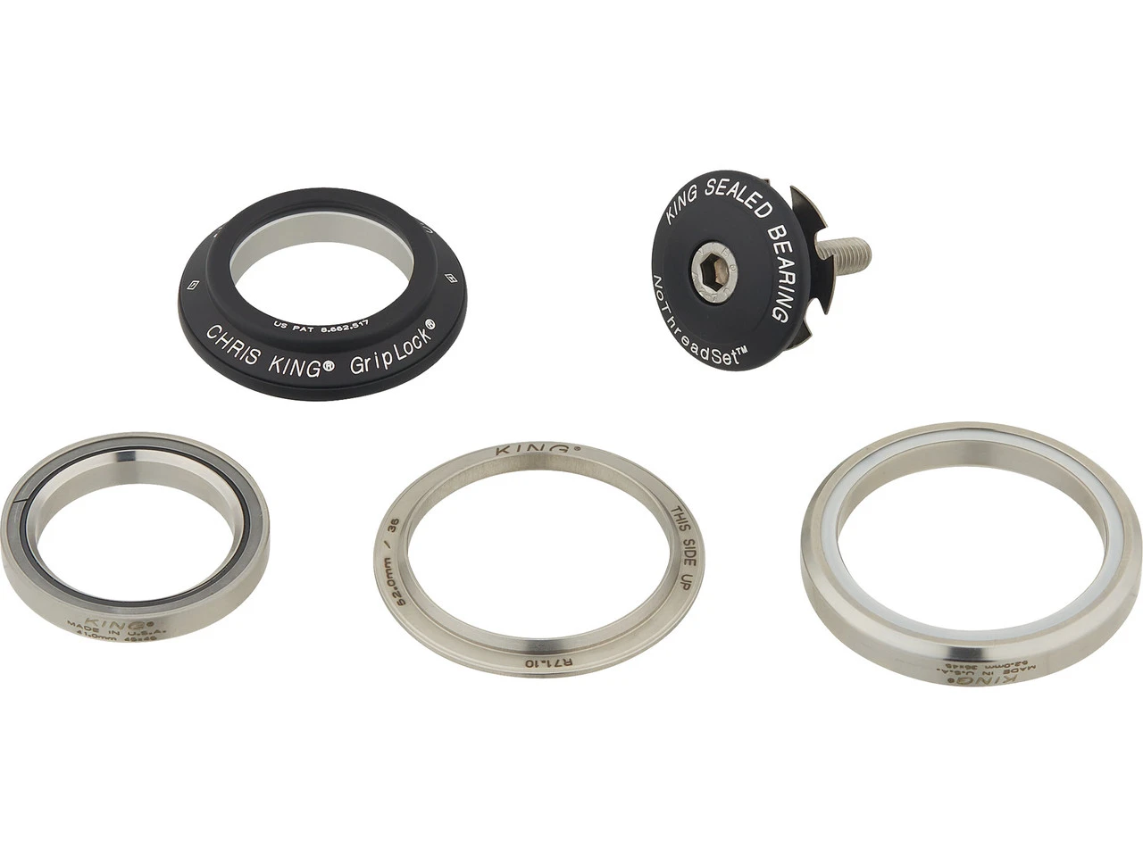 Chris-king DropSet 3 IS41/28,6 - IS52/40 GripLock Steuersatz 17 Chris-king DropSet 3 IS41/28,6 - IS52/40 GripLock Steuersatz – Bild 15