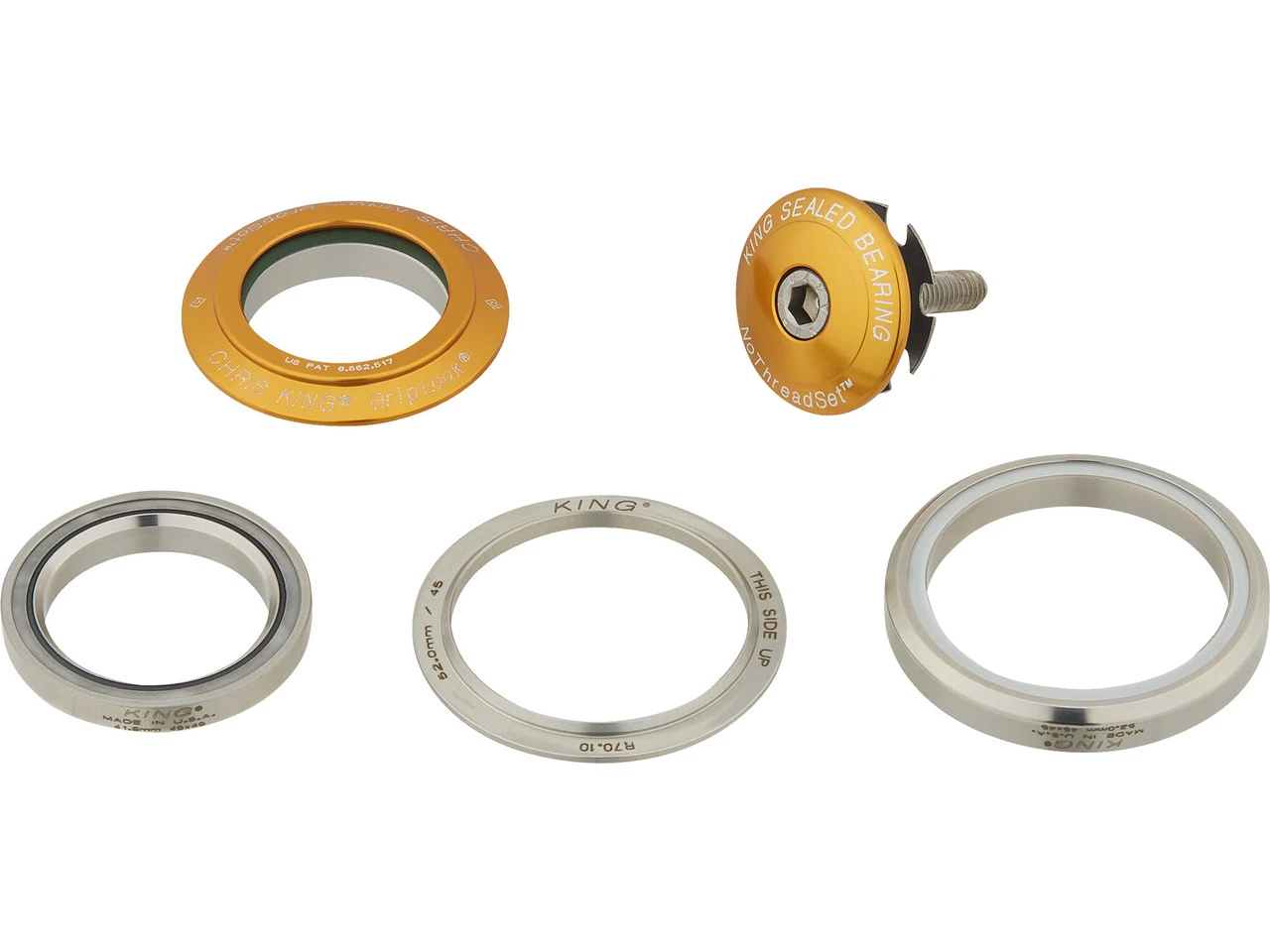 Chris-king DropSet 5 IS42/28,6 - IS52/40 GripLock Steuersatz 7 Chris-king DropSet 5 IS42/28,6 - IS52/40 GripLock Steuersatz – Bild 5