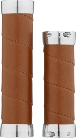 BROOKS Slender Leder Lenkergriffe Für Drehgriffschalter Einseitig -Fahrradzubehör 460898